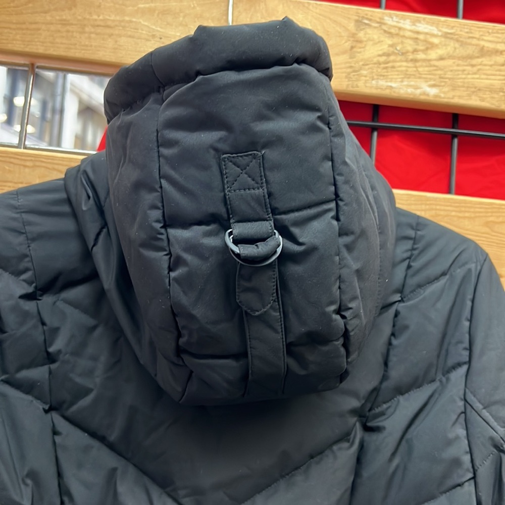 NWT,SANCTUARY
Belted Water Resistant Down & Feather Fill Puffer Coat In Black - Picture 9 of 17